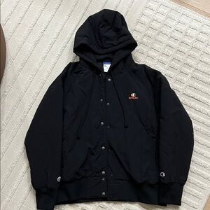 Champion Black Hooded Jacket